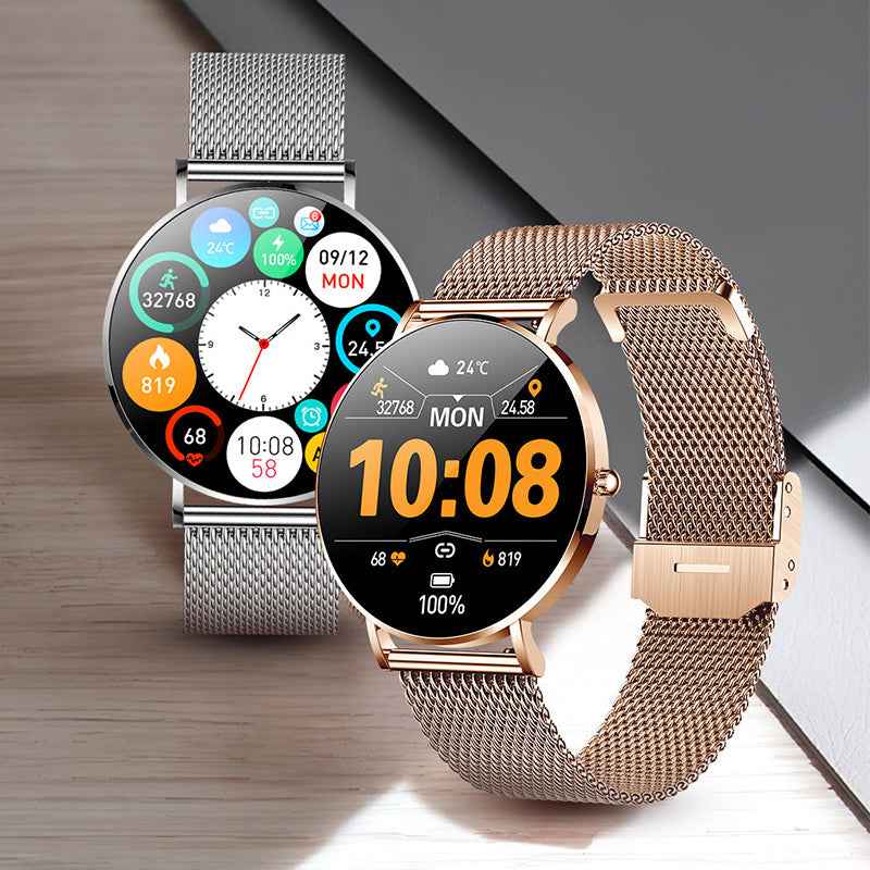 T8 Women's Smart Band High Definition Display Sports Health Step Counting Heart Rate Pressure Fitness Tracker Smart Watch
