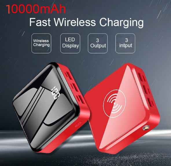 Mini Power Bank And Wireless Charger