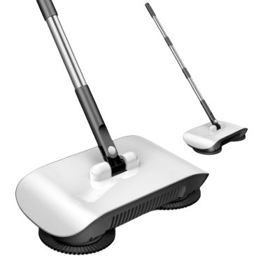 Hand Push Sweeper All-in-One Household Broom Dustpan Mop Machine Gift