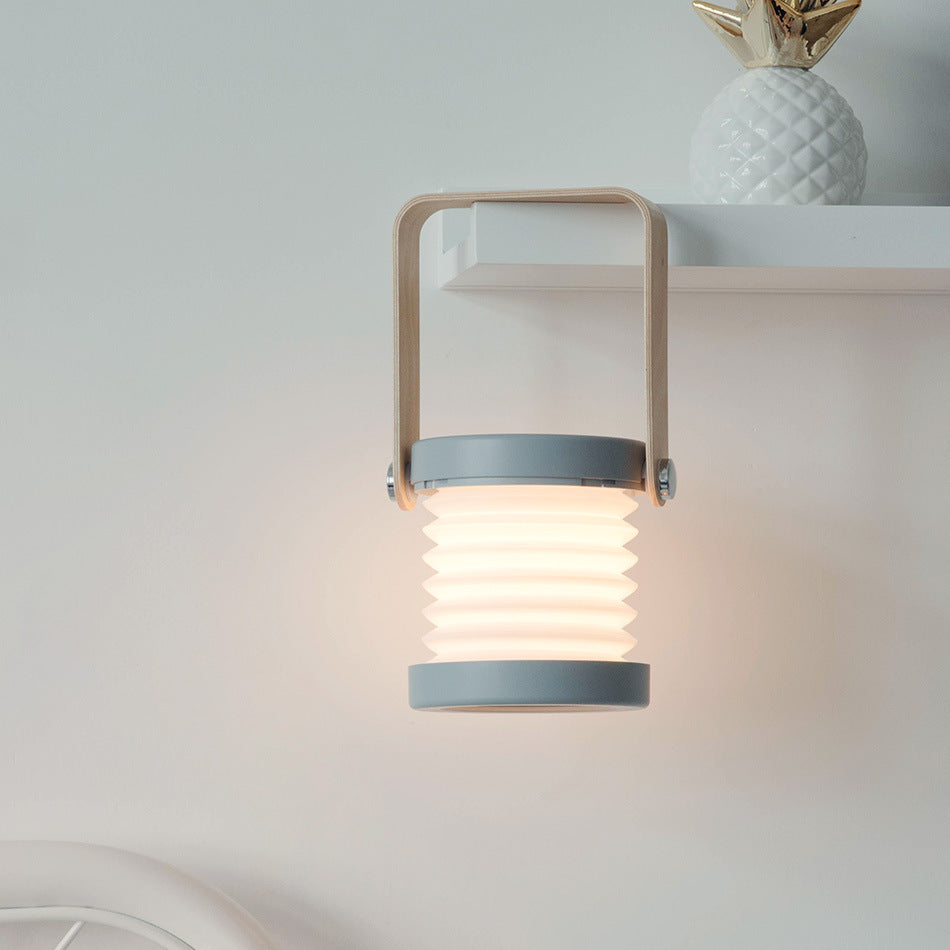 Foldable Touch Dimmable LED Night Light Portable Lantern Lamp USB Rechargeable for Home Decor