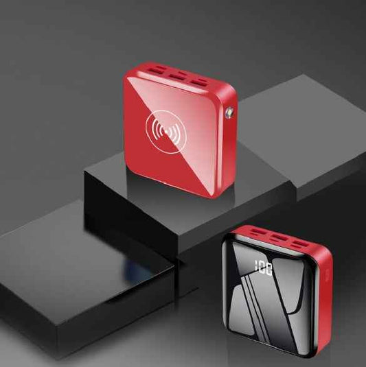Mini Power Bank And Wireless Charger