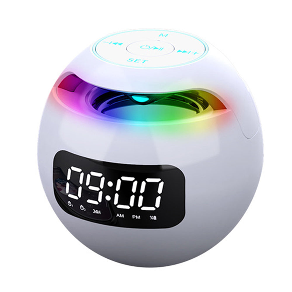 New Portable Wireless Alarm Clock with Bluetooth Speaker