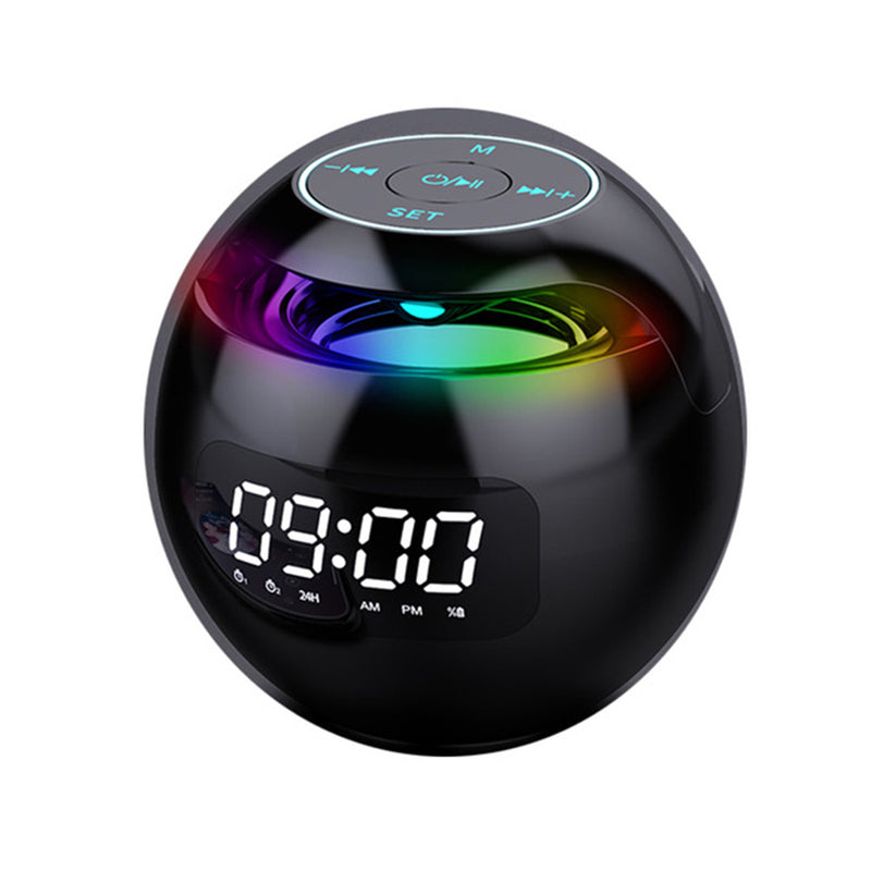 New Portable Wireless Alarm Clock with Bluetooth Speaker