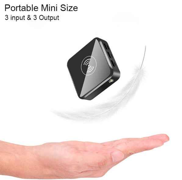 Mini Power Bank And Wireless Charger