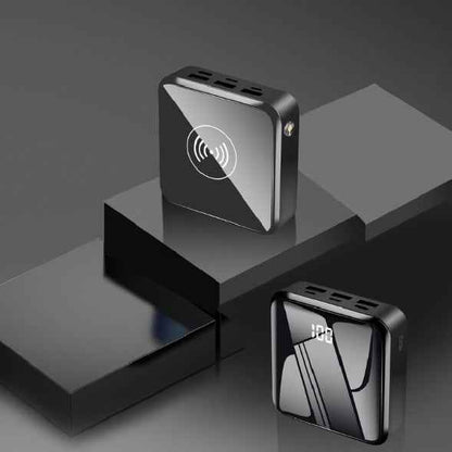 Mini Power Bank And Wireless Charger