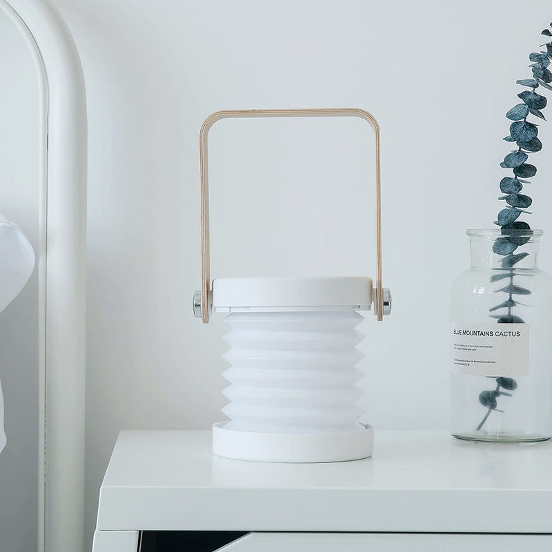Foldable Touch Dimmable LED Night Light Portable Lantern Lamp USB Rechargeable for Home Decor