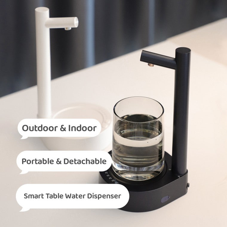 Desk Dispenser Electric Water Gallon Automatic Water Bottle Dispenser - Rechargeable Water Dispenser for Home and Office