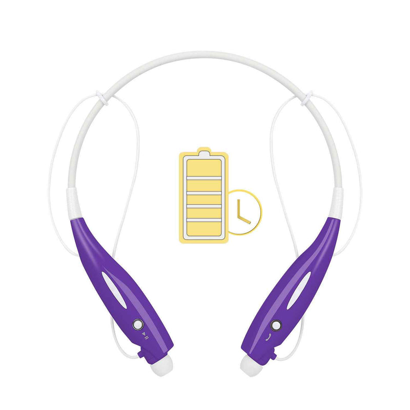 Wireless Stereo Headsets Sport Neckband Headphones In-ear Magnetic IPX4 Waterproof Earbuds With Built-in Mic Call Vibrate Alert Number Broadcast Running Gym