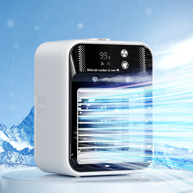 Air Conditioner Air Cooler Fan - Portable Water Cooling Fan for Room, Office, and Cars