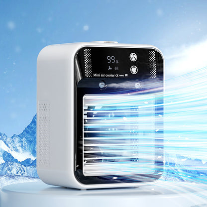 Air Conditioner Air Cooler Fan - Portable Water Cooling Fan for Room, Office, and Cars