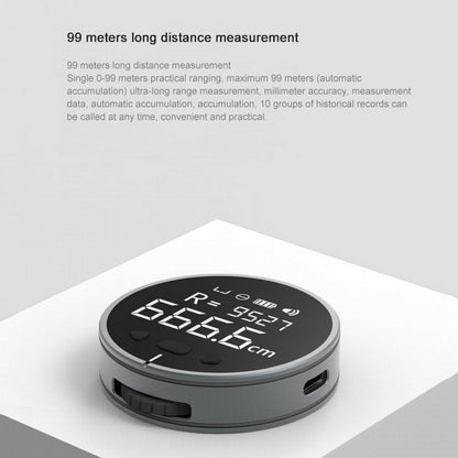 Distance Measuring Tool - High Definition Digital LCD Ruler Tape Measure for Precision Measuring