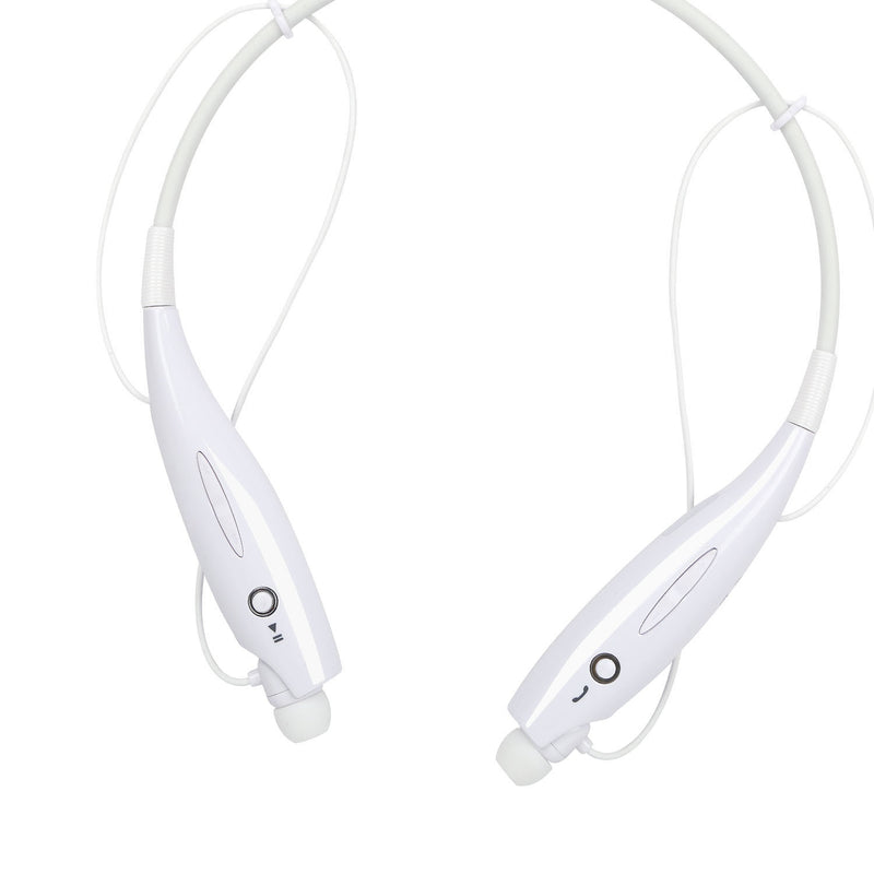 Wireless Stereo Headsets Sport Neckband Headphones In-ear Magnetic IPX4 Waterproof Earbuds With Built-in Mic Call Vibrate Alert Number Broadcast Running Gym - PrimeMart