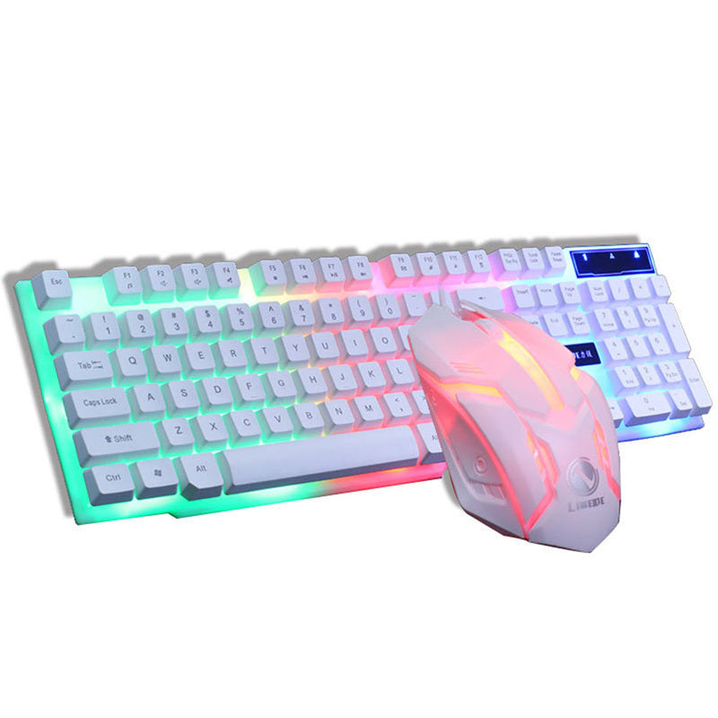 GTX300 Gaming Keyboard Mouse Set - CF LOL Glowing Gaming Gear