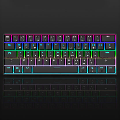 Wireless Bluetooth Mechanical Keyboard with Colorful PBT Keycaps