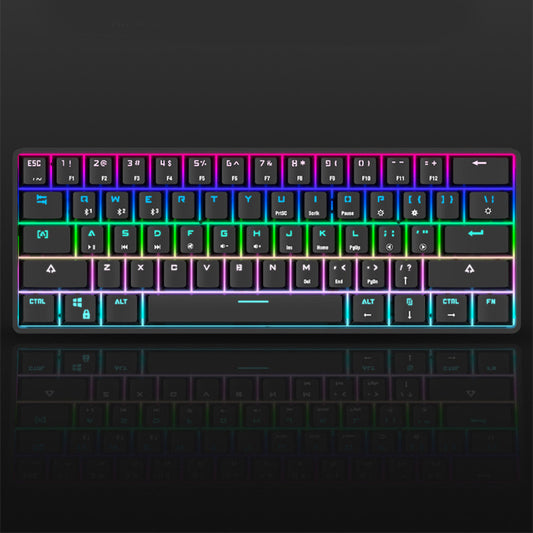 Wireless Bluetooth Mechanical Keyboard with Colorful PBT Keycaps