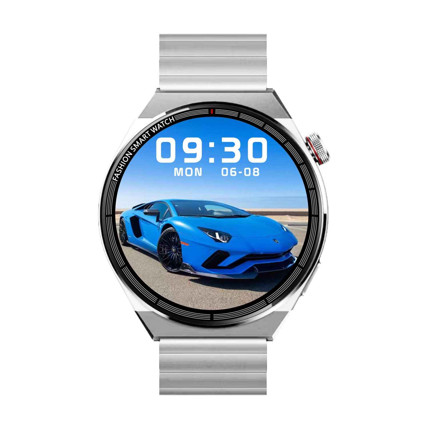 Match P9Max Smart Watch Waterproof Bluetooth Sports Round Screen Subway Bus Code GT4