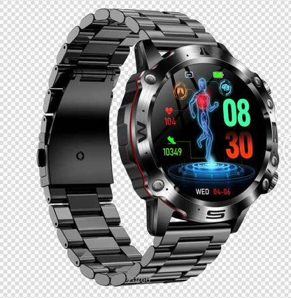 2024 New ET482 Smart Watch Outdoor Sports AMOLDE HD ECG Bluetooth Call Non-invasive Blood Glucose