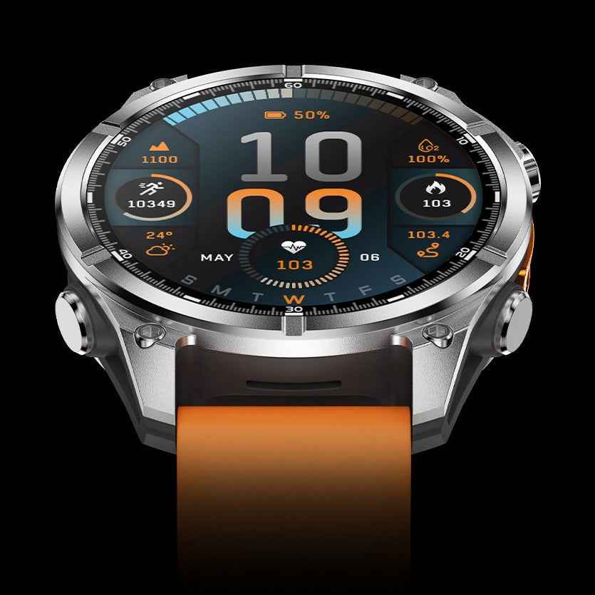 HD300 Bluetooth Smart Watch Outdoor Depth Waterproof Diving 30 M AMOLED Screen