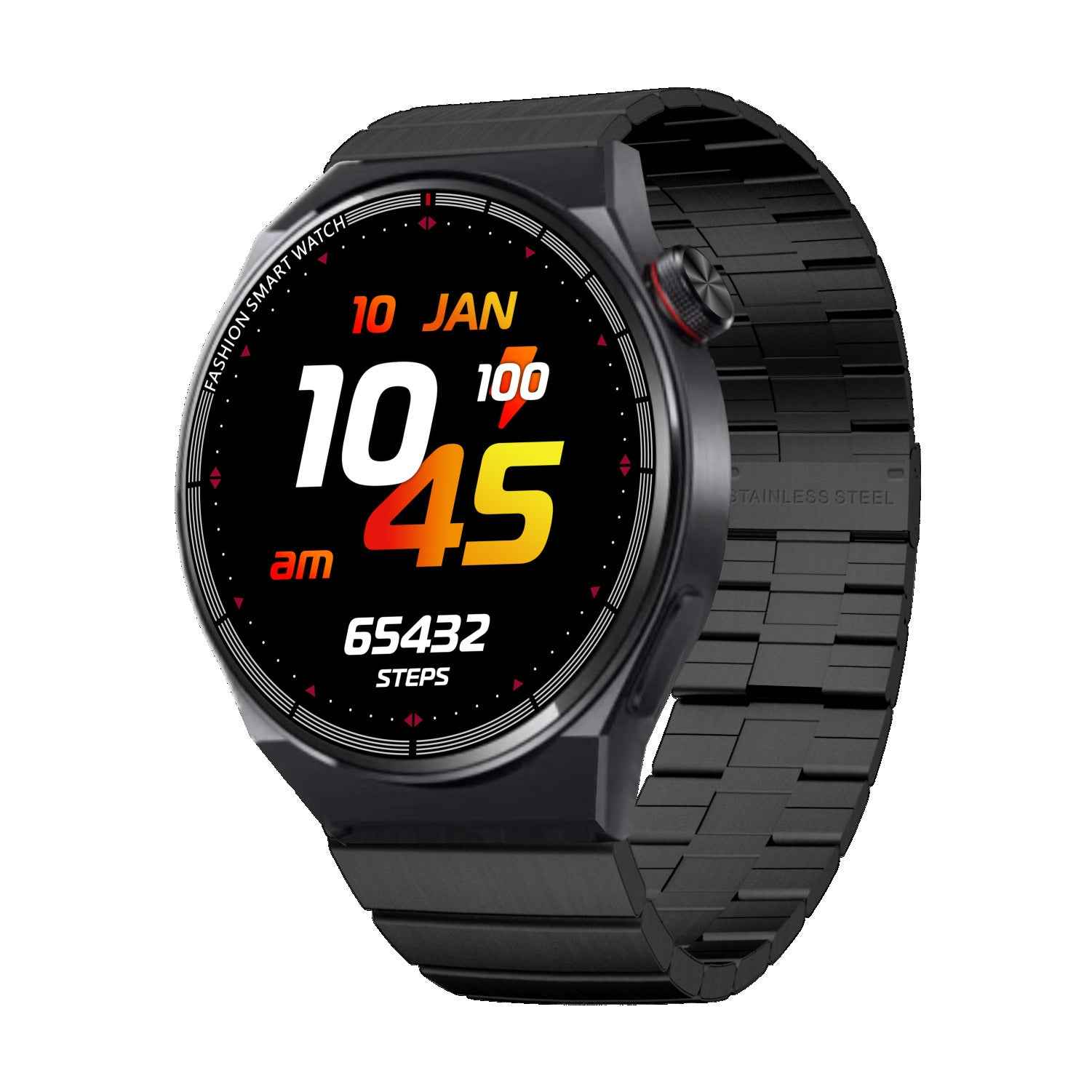 Match P9Max Smart Watch Waterproof Bluetooth Sports Round Screen Subway Bus Code GT4