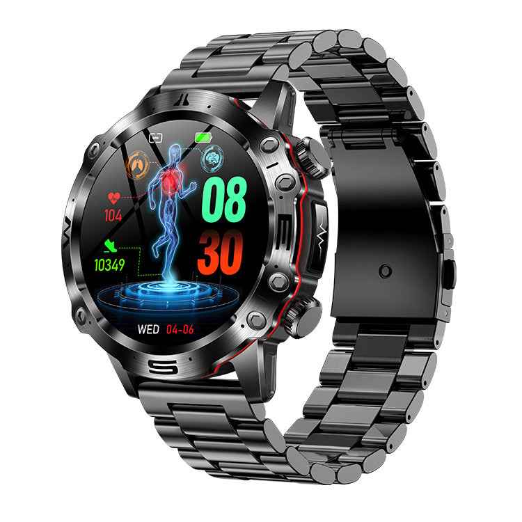 2024 New ET482 Smart Watch Outdoor Sports AMOLDE HD ECG Bluetooth Call Non-invasive Blood Glucose