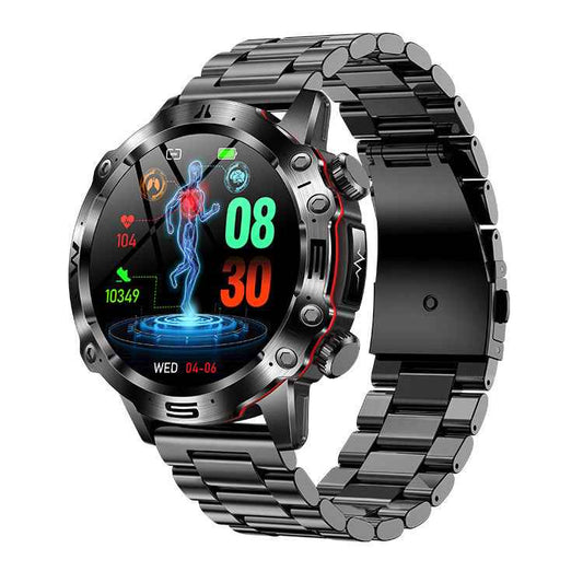 2024 New ET482 Smart Watch Outdoor Sports AMOLDE HD ECG Bluetooth Call Non-invasive Blood Glucose