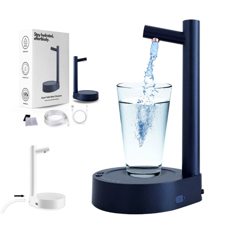 Desk Dispenser Electric Water Gallon Automatic Water Bottle Dispenser - Rechargeable Water Dispenser for Home and Office