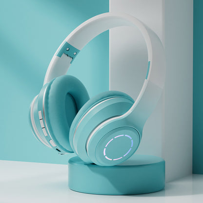 Gradient Bluetooth Headset - Foldable Wireless Design for Ultimate Comfort