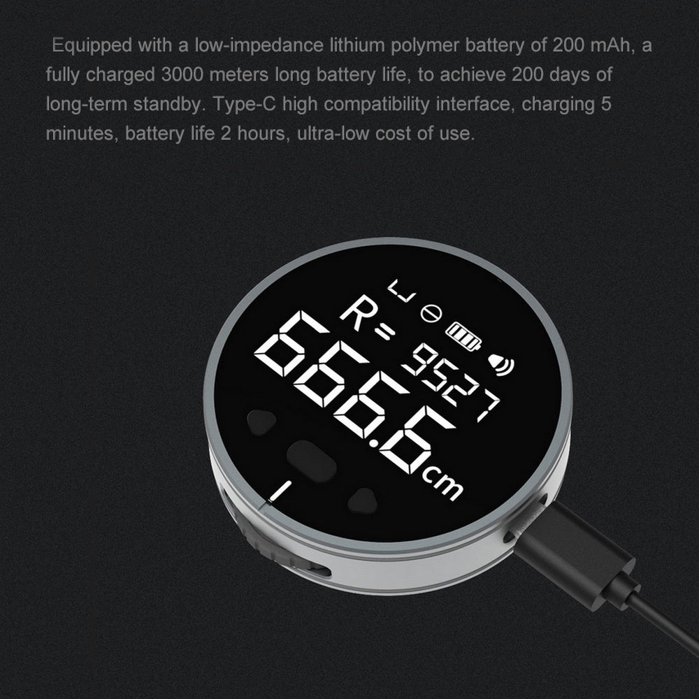 Distance Measuring Tool - High Definition Digital LCD Ruler Tape Measure for Precision Measuring